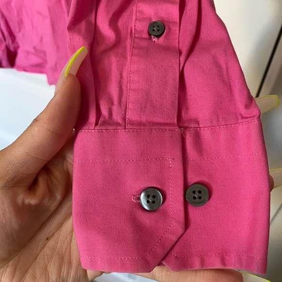 Menโs 1MX EXPRESS *ExtraSlimFit Pink๐ DressShirt - Picture 5 of 5